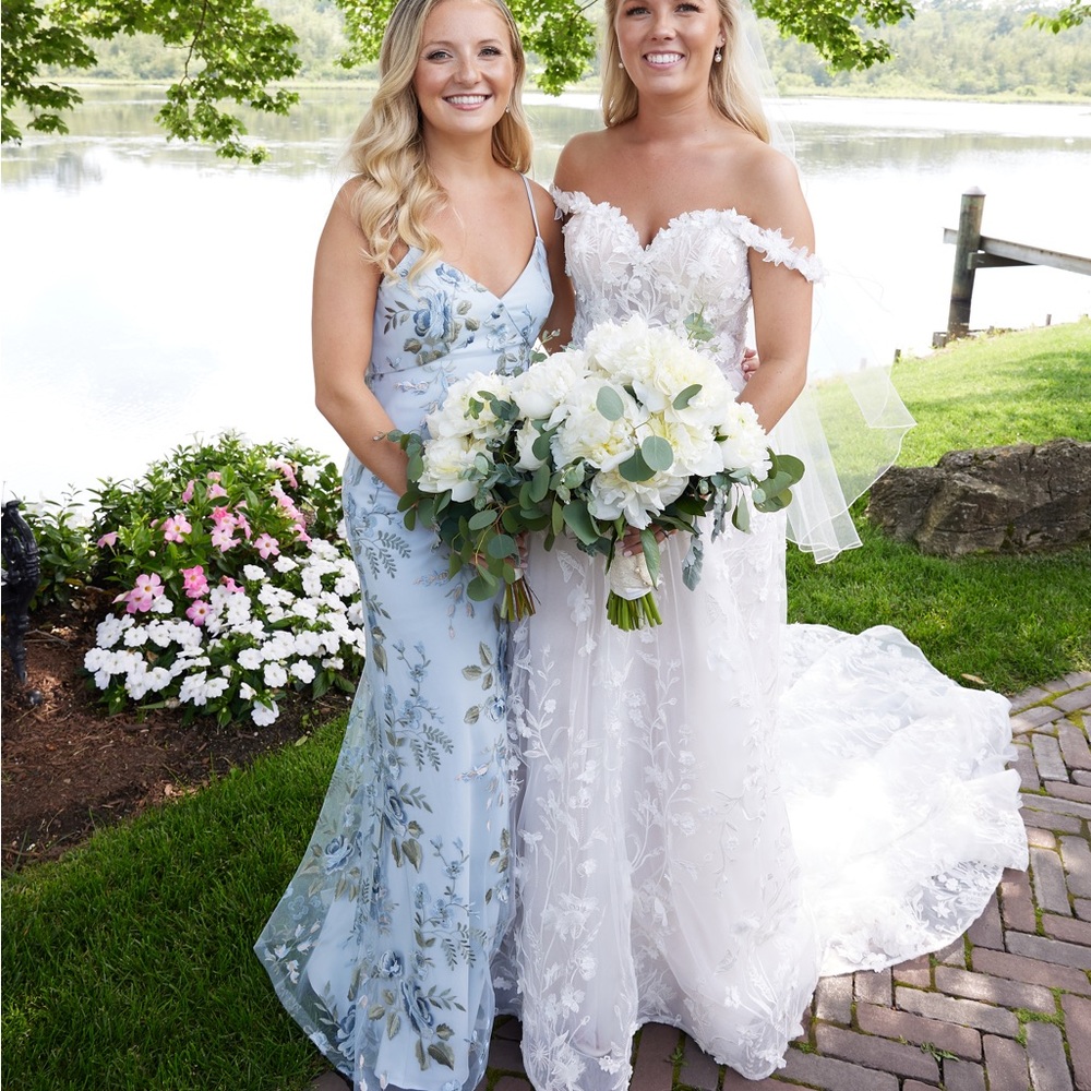 Jenny Yoo Julianna Dress in serenity blue